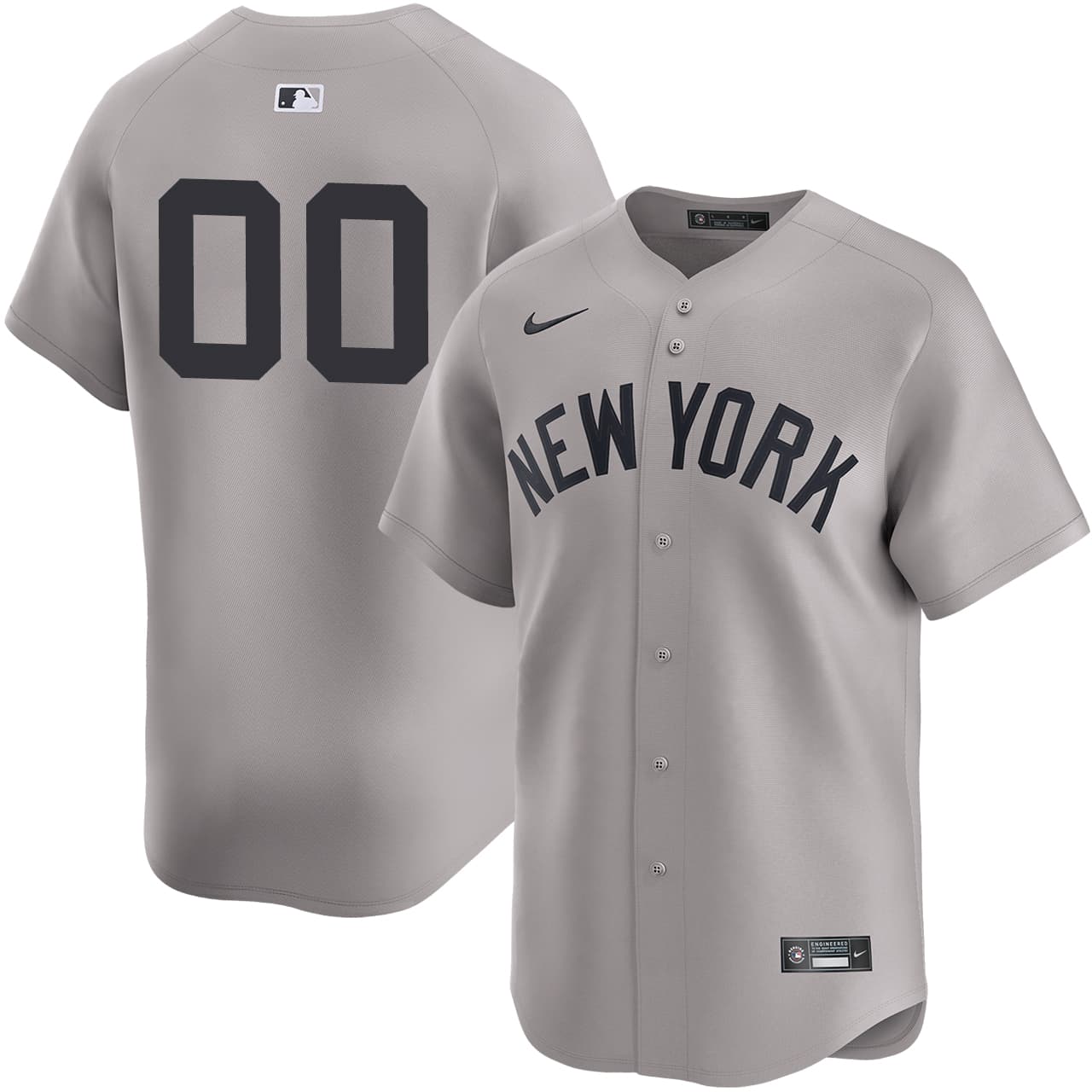 Men's New York Yankees NIKE® Personalized Road Limited Player Jersey
