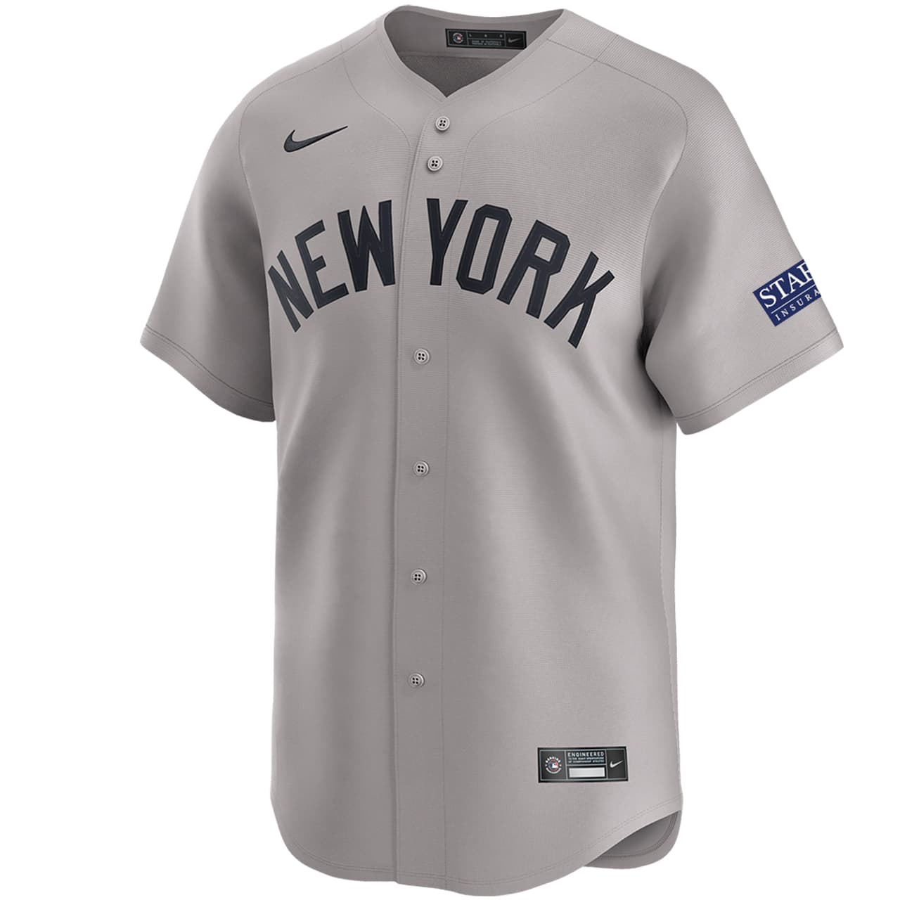 Men's New York Yankees NIKE® Road Limited Starr Patch Jersey