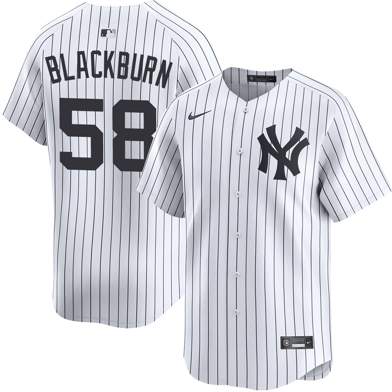 Men's New York Yankees NIKE® Paul Blackburn Home Limited Jersey