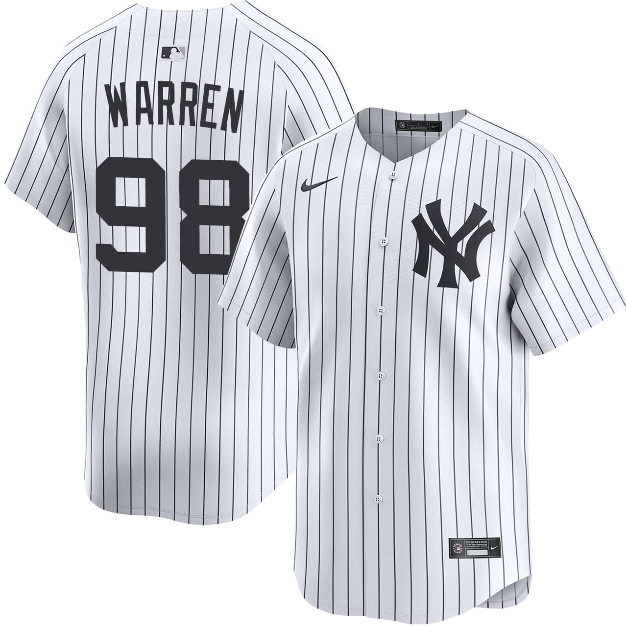 Men's New York Yankees NIKE® Will Warren Home Limited Jersey