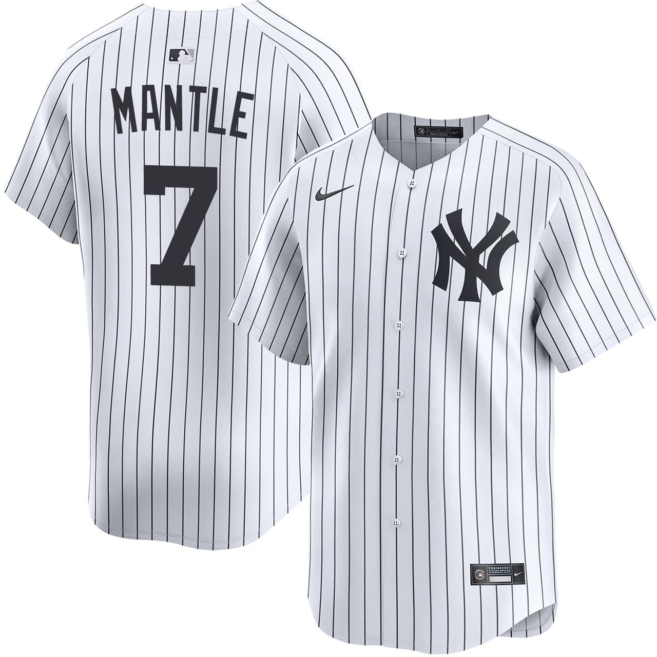 Men's New York Yankees NIKE® Mickey Mantle Home Limited Jersey