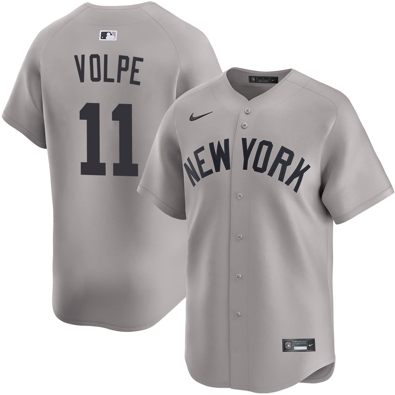 Men's New York Yankees NIKE® Anthony Volpe Road Limited Jersey