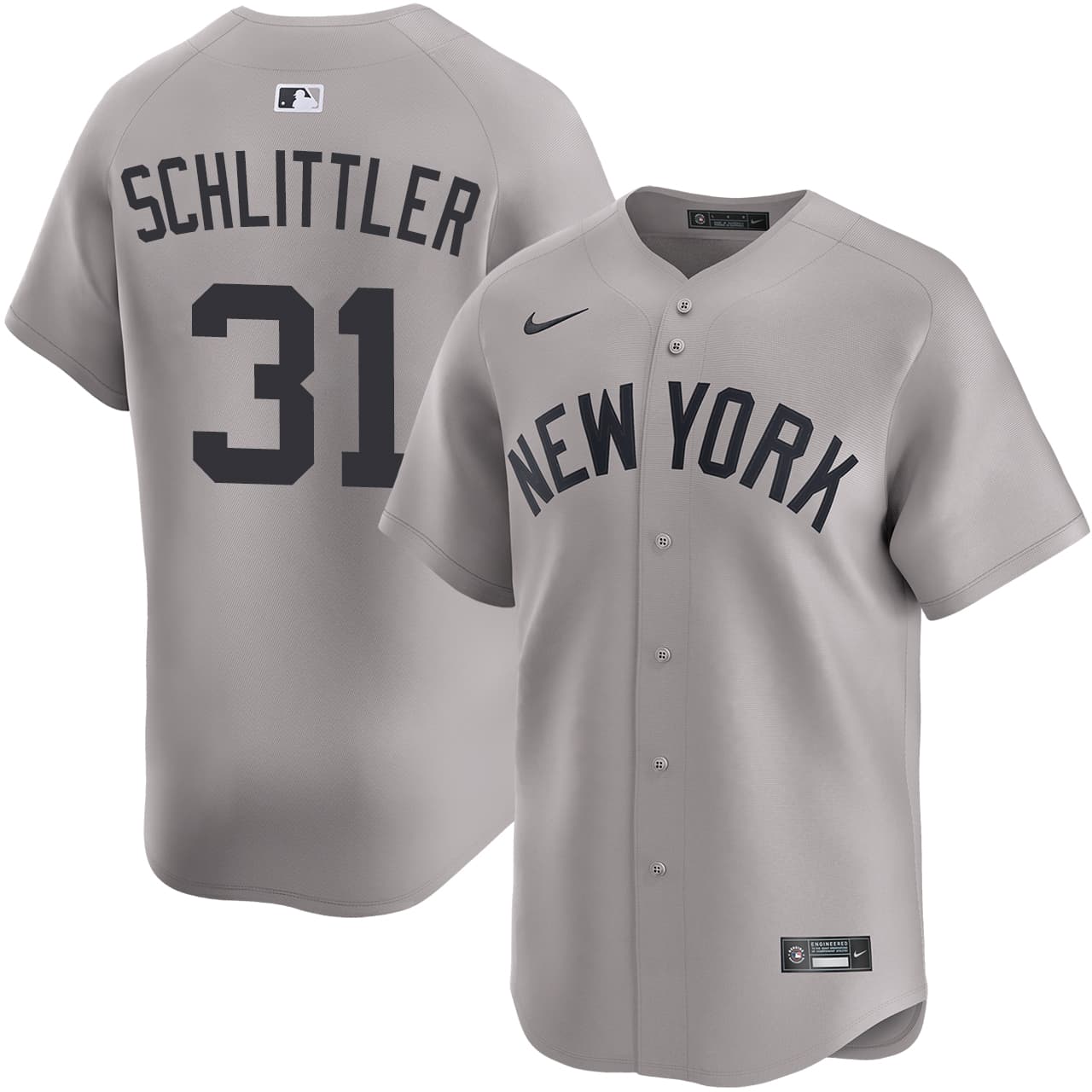 Men's New York Yankees NIKE® Cam Schlittler Road Limited Jersey