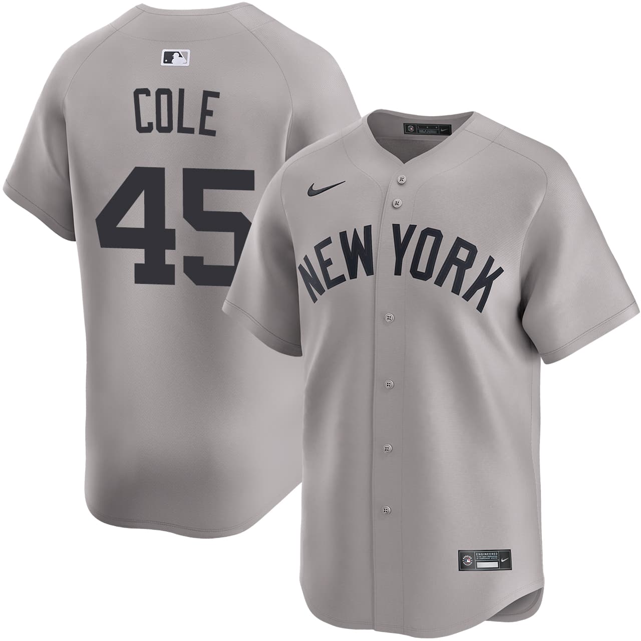 Men's New York Yankees NIKE® Gerrit Cole Road Limited Jersey