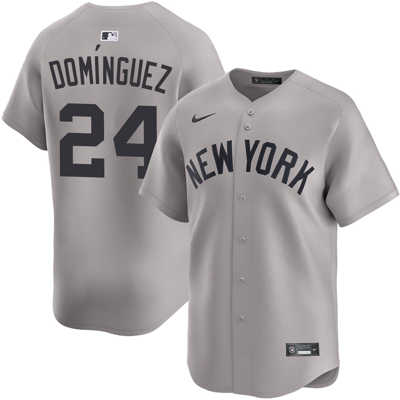 Men's New York Yankees NIKE® Jasson Domínguez Road Limited Jersey