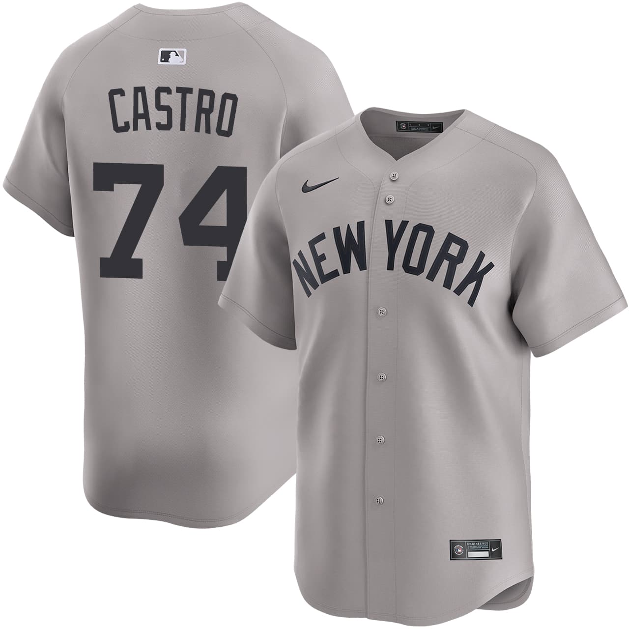 Men's New York Yankees NIKE® Kervin Castro Road Limited Jersey