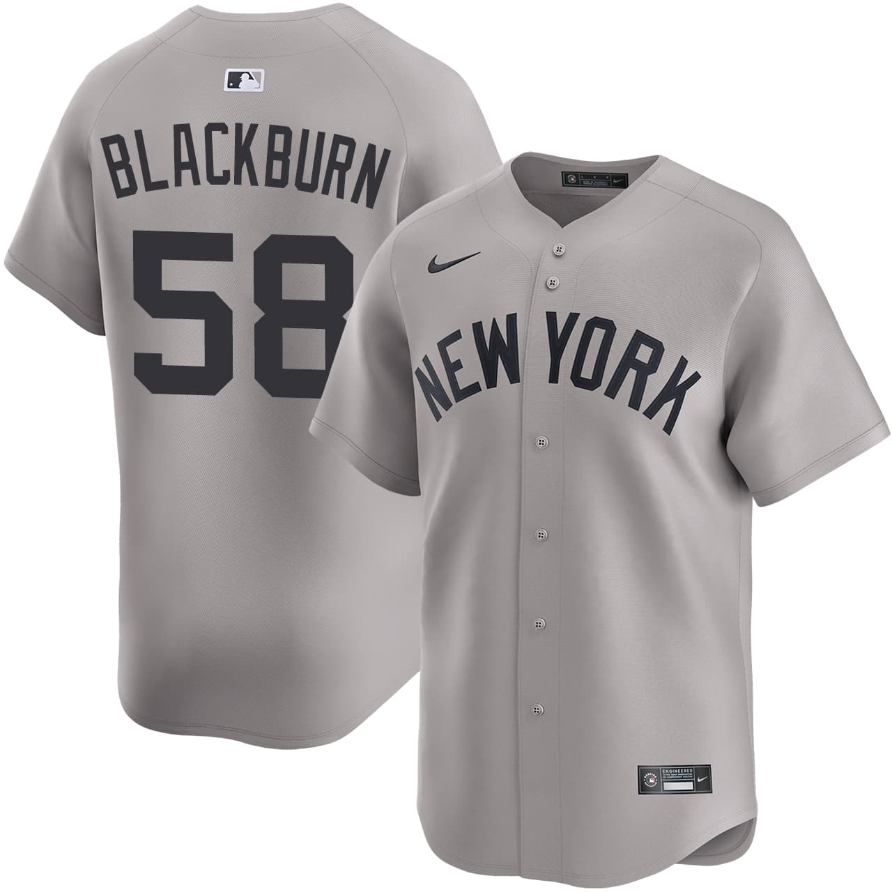 Men's New York Yankees NIKE® Paul Blackburn Road Limited Jersey