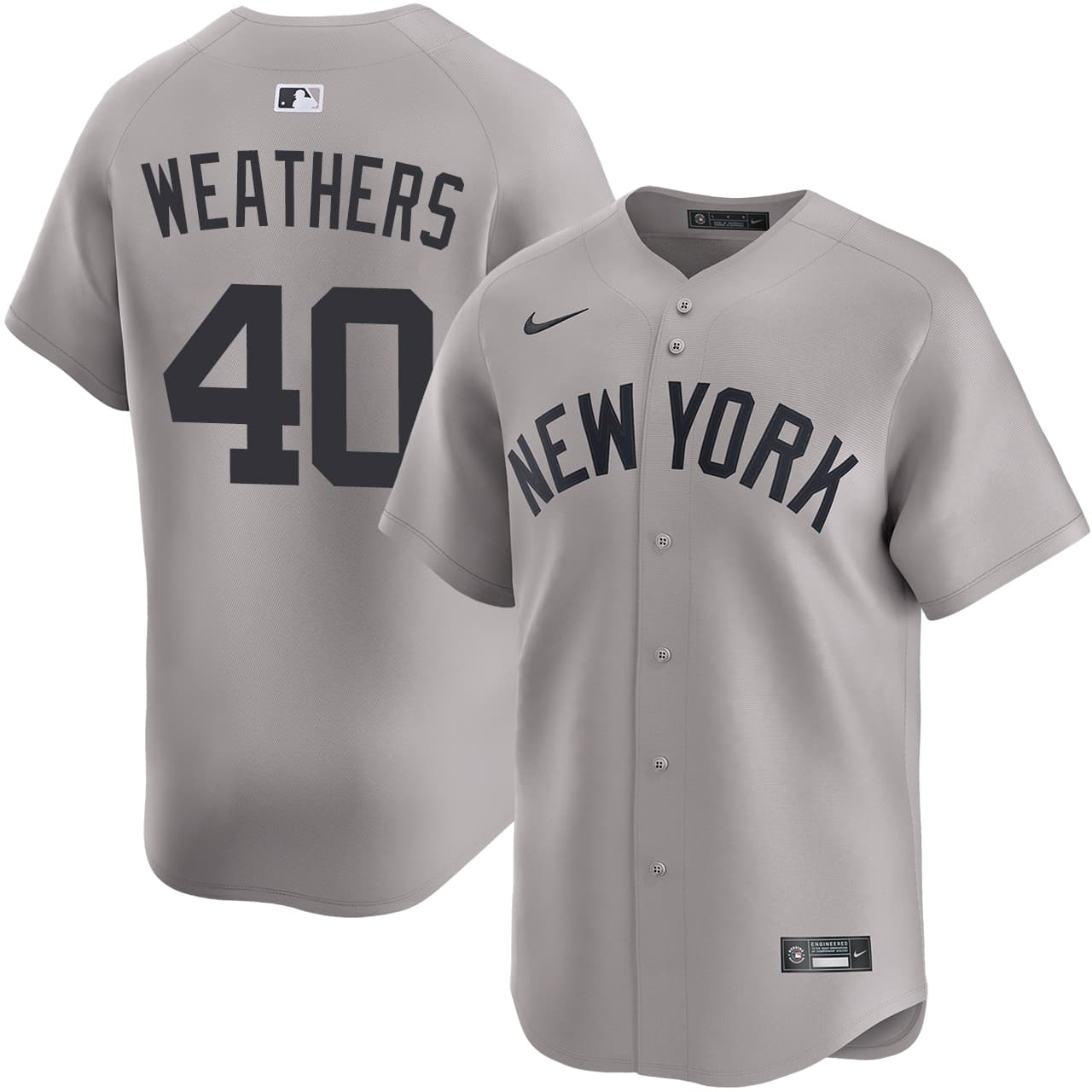 Men's New York Yankees NIKE® Ryan Weathers Road Limited Jersey