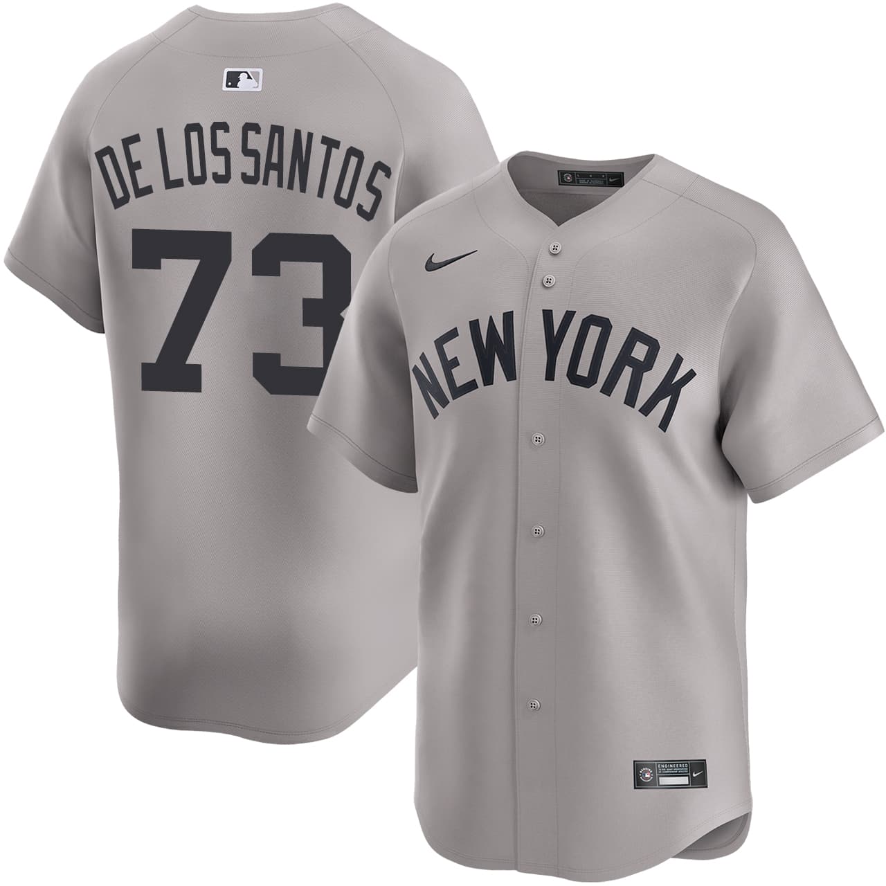 Men's New York Yankees NIKE® Yerry De Los Santos Road Limited Jersey