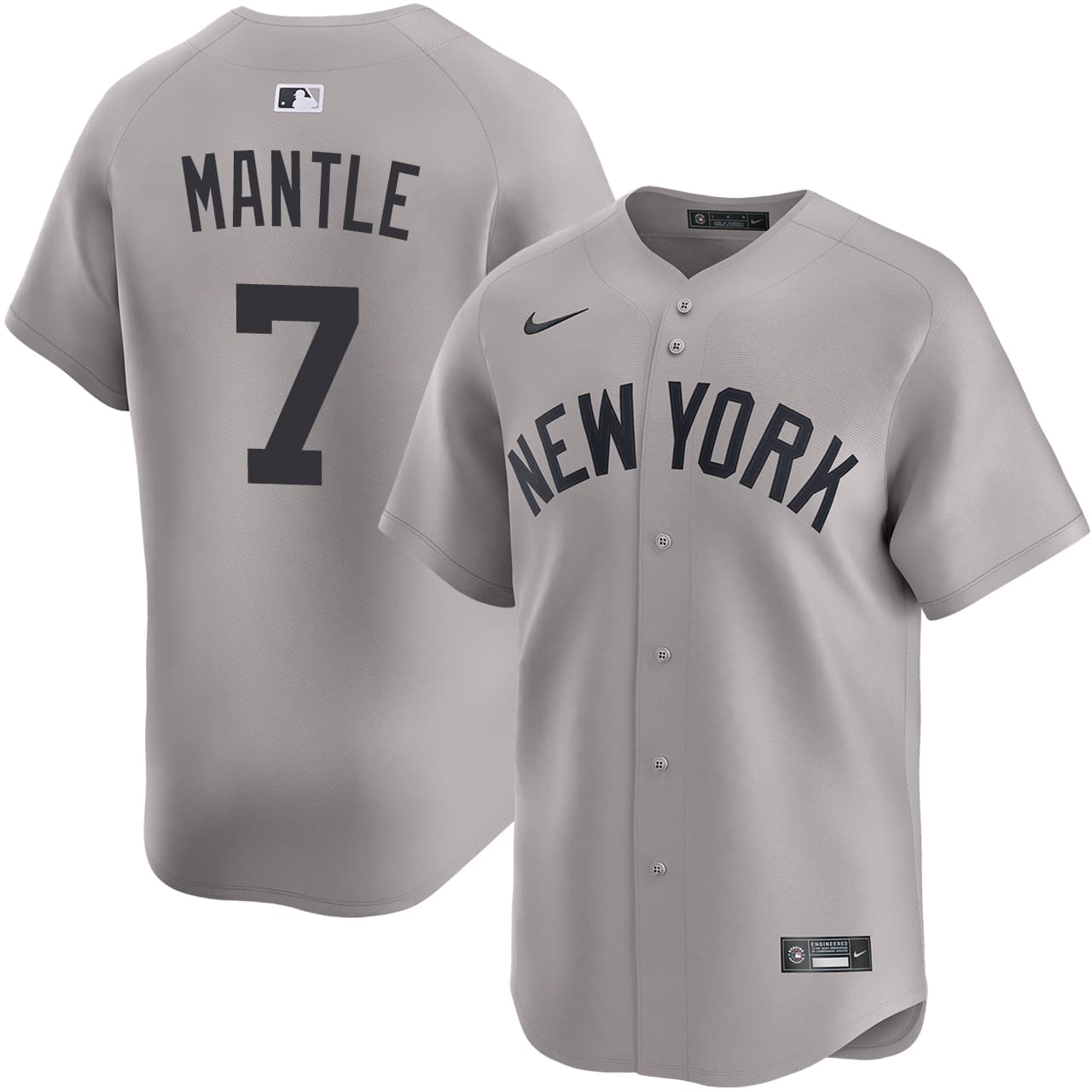 Men's New York Yankees NIKE® Mickey Mantle Road Limited Jersey