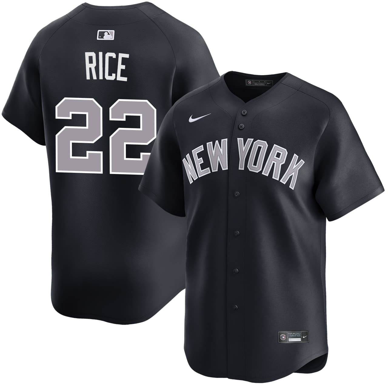 Men's New York Yankees NIKE® Ben Rice Alternate Road Limited Jersey
