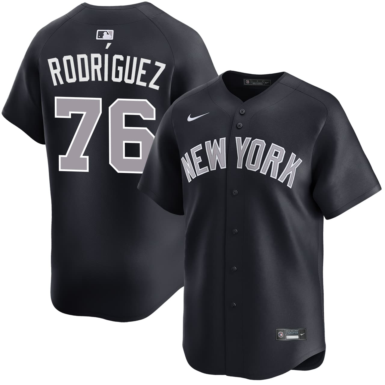 Men's New York Yankees NIKE® Elmer Rodríguez Alternate Road Limited Jersey
