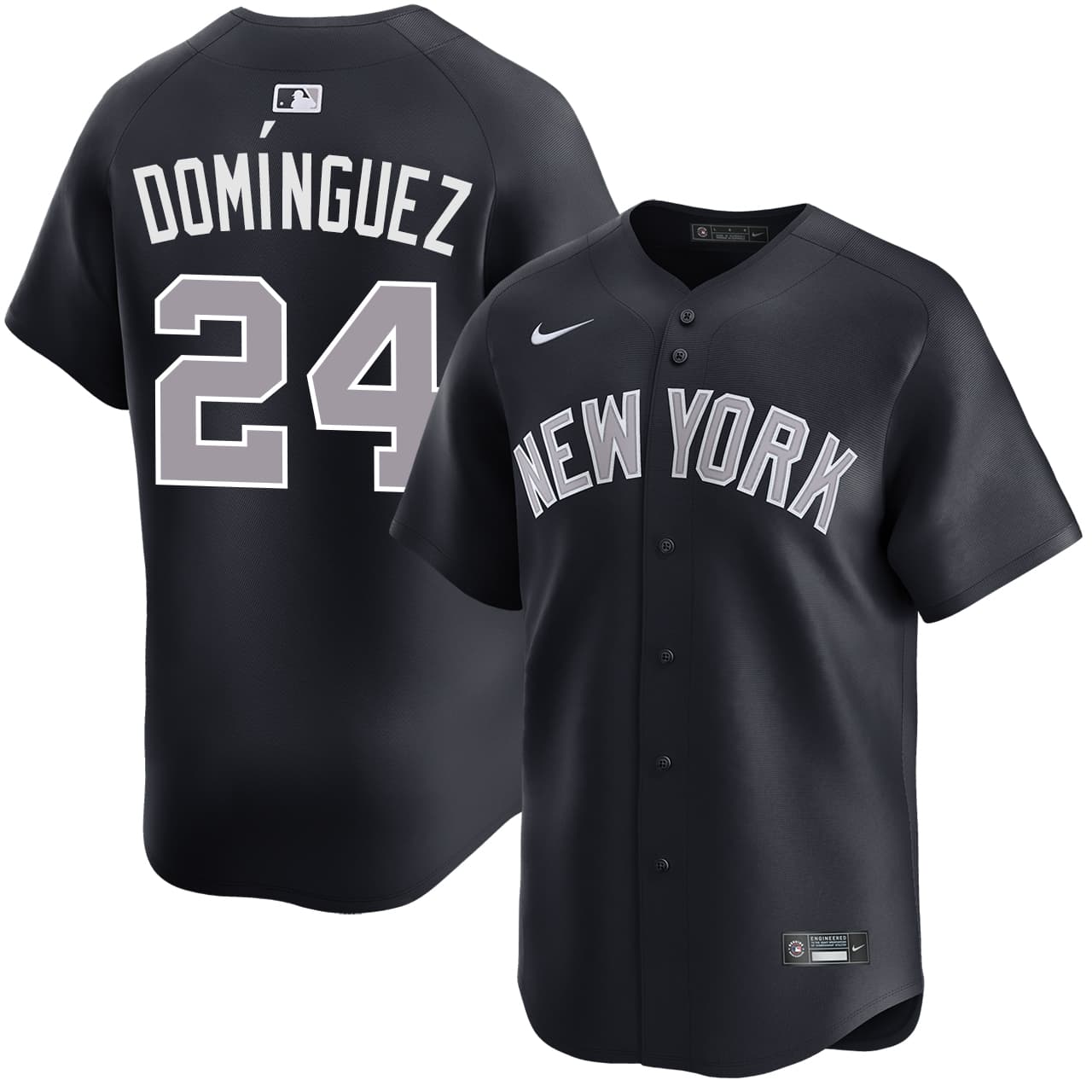 Men's New York Yankees NIKE® Jasson Domínguez Alternate Road Limited Jersey