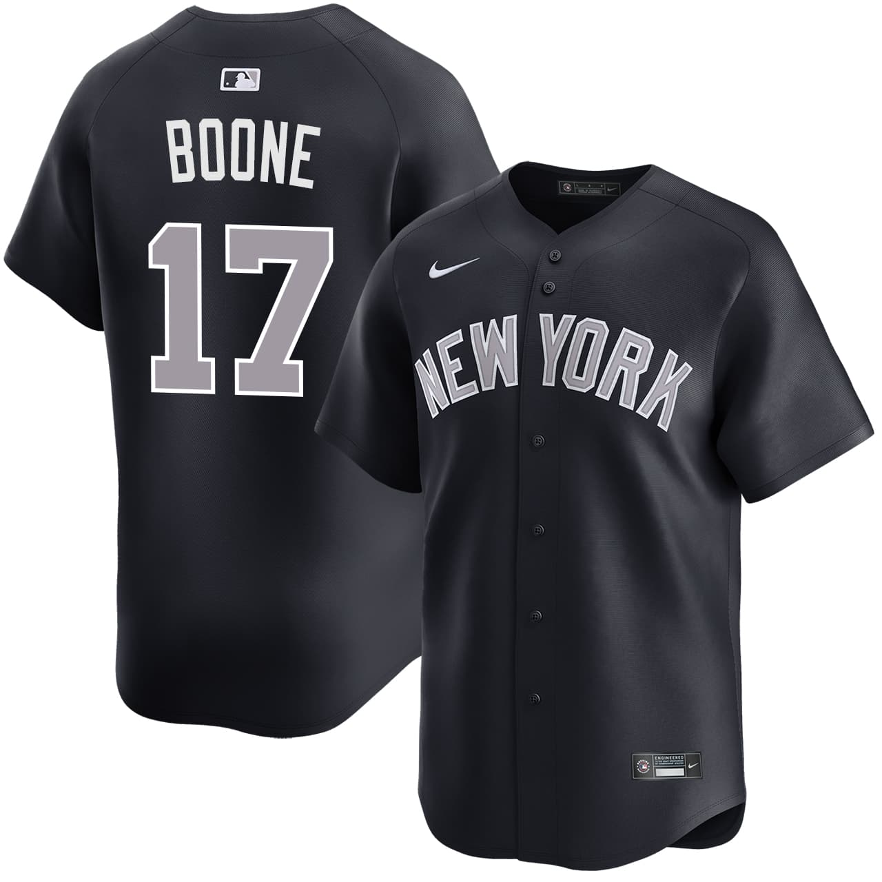 Men's New York Yankees NIKE® Aaron Boone Alternate Road Limited Jersey