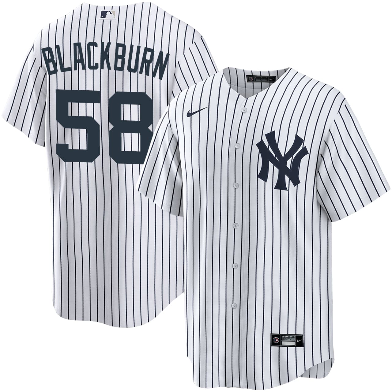 Men's New York Yankees NIKE® Paul Blackburn Home Jersey