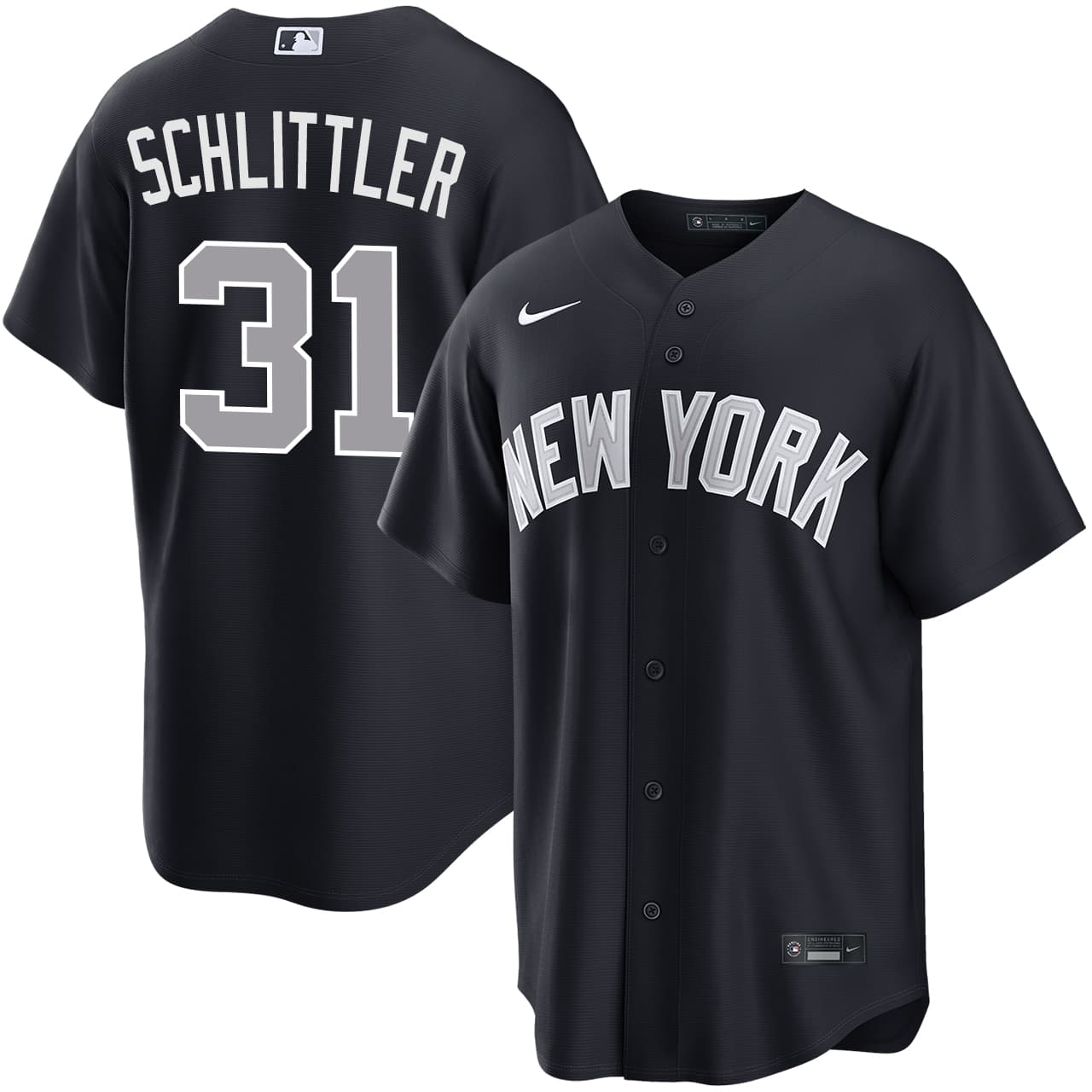 Men's New York Yankees NIKE® Cam Schlittler Alternate Road Jersey