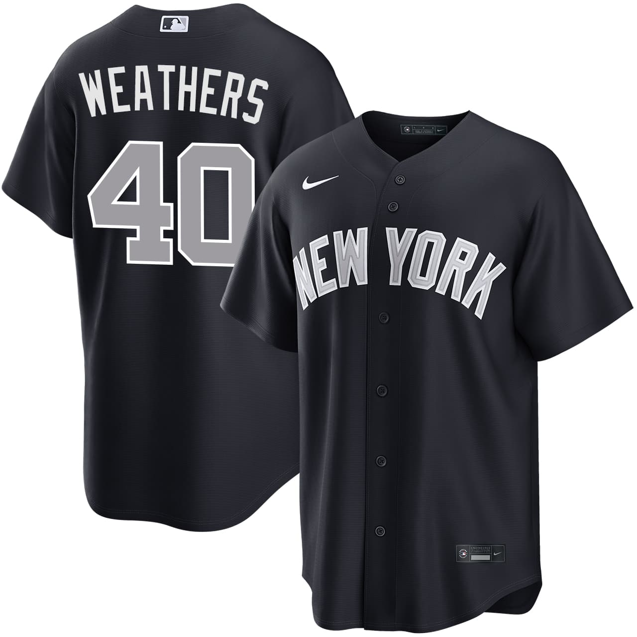 Men's New York Yankees NIKE® Ryan Weathers Alternate Road Jersey