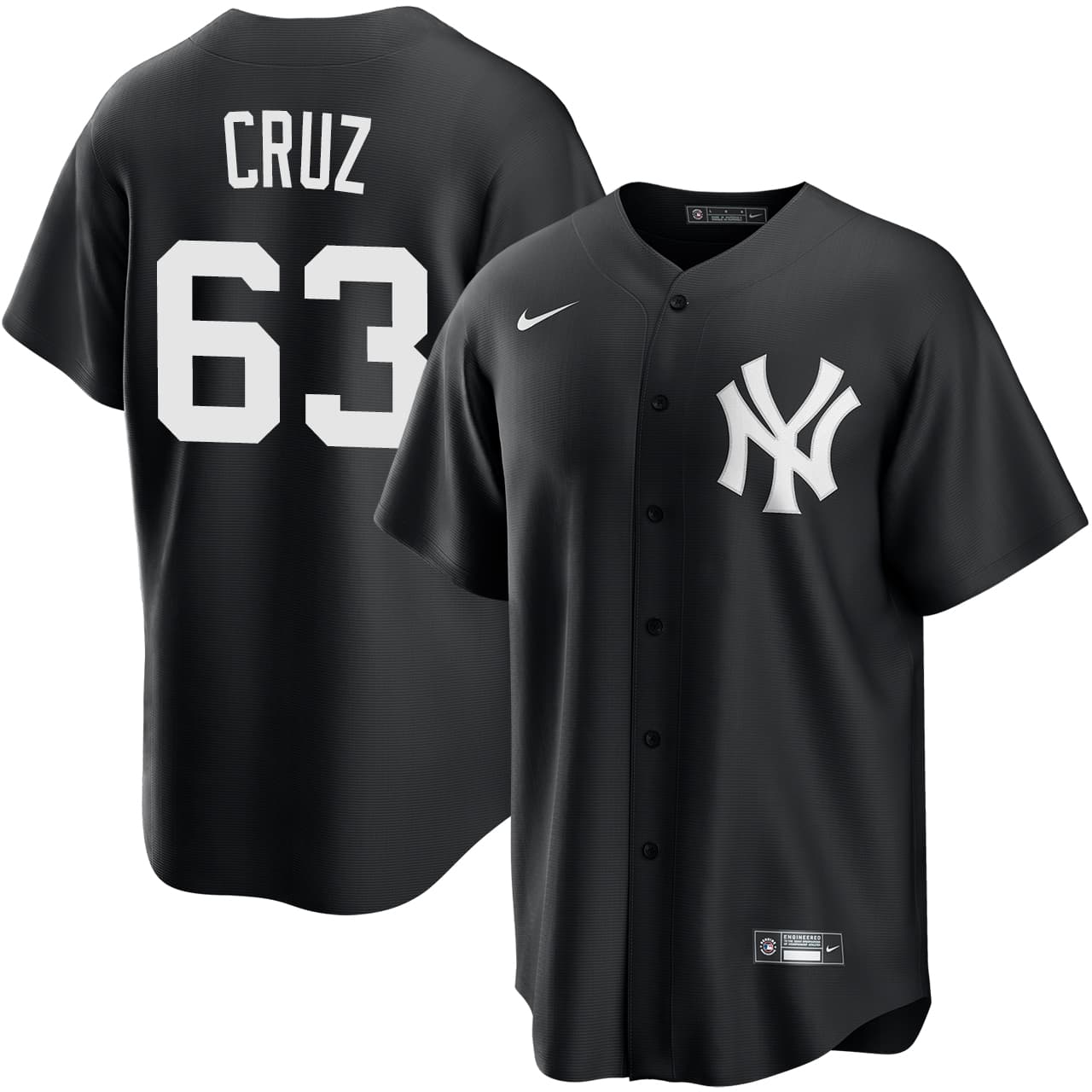 Men's New York Yankees NIKE® Fernando Cruz Black Jersey