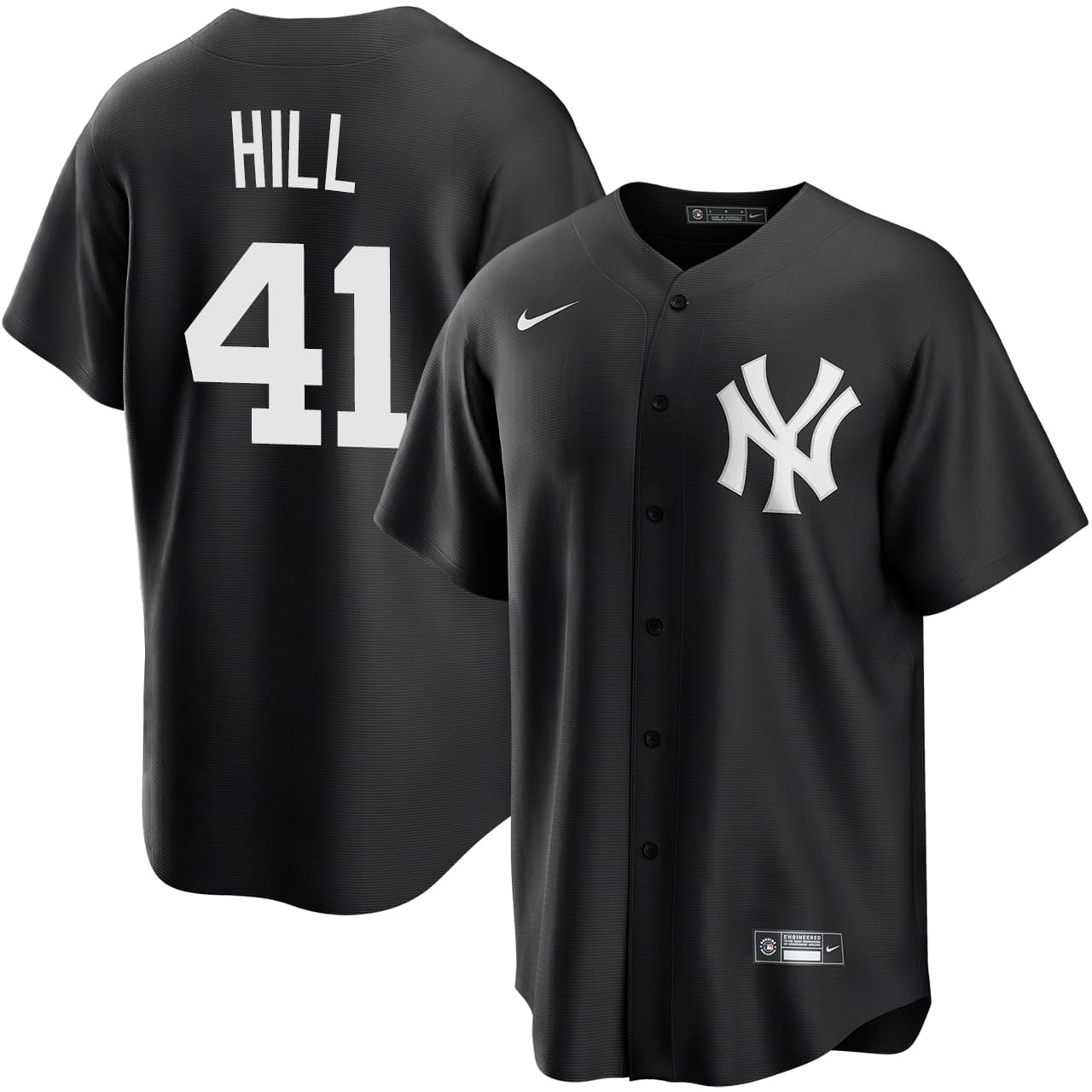 Men's New York Yankees NIKE® Tim Hill Black Jersey