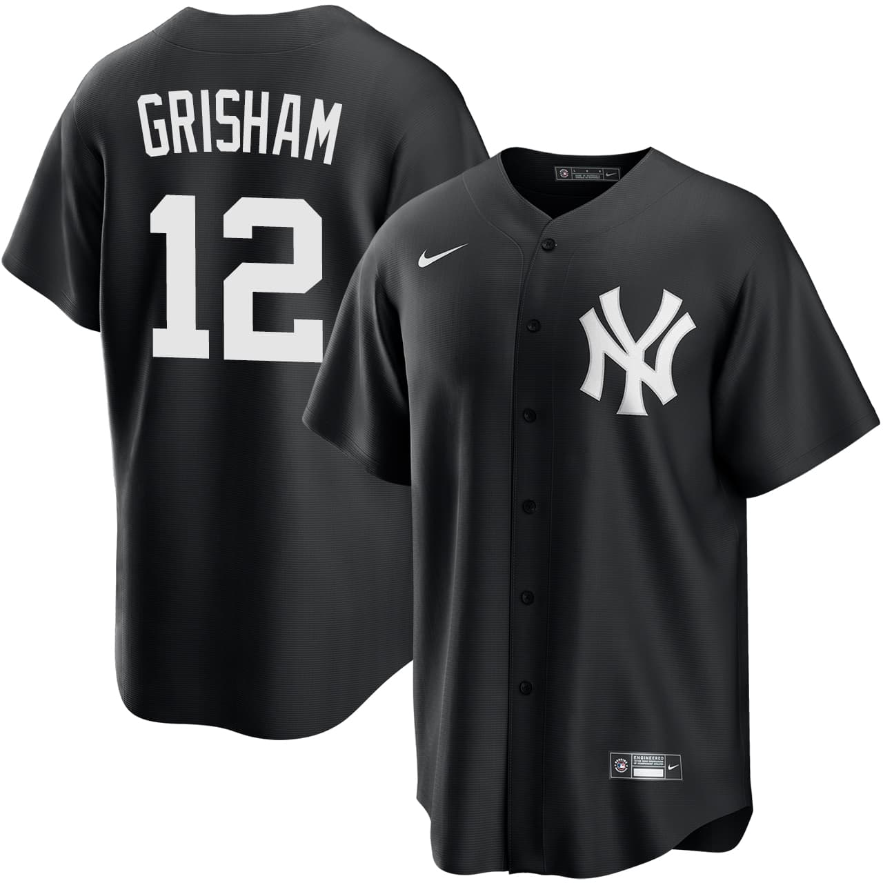 Men's New York Yankees NIKE® Trent Grisham Black Jersey