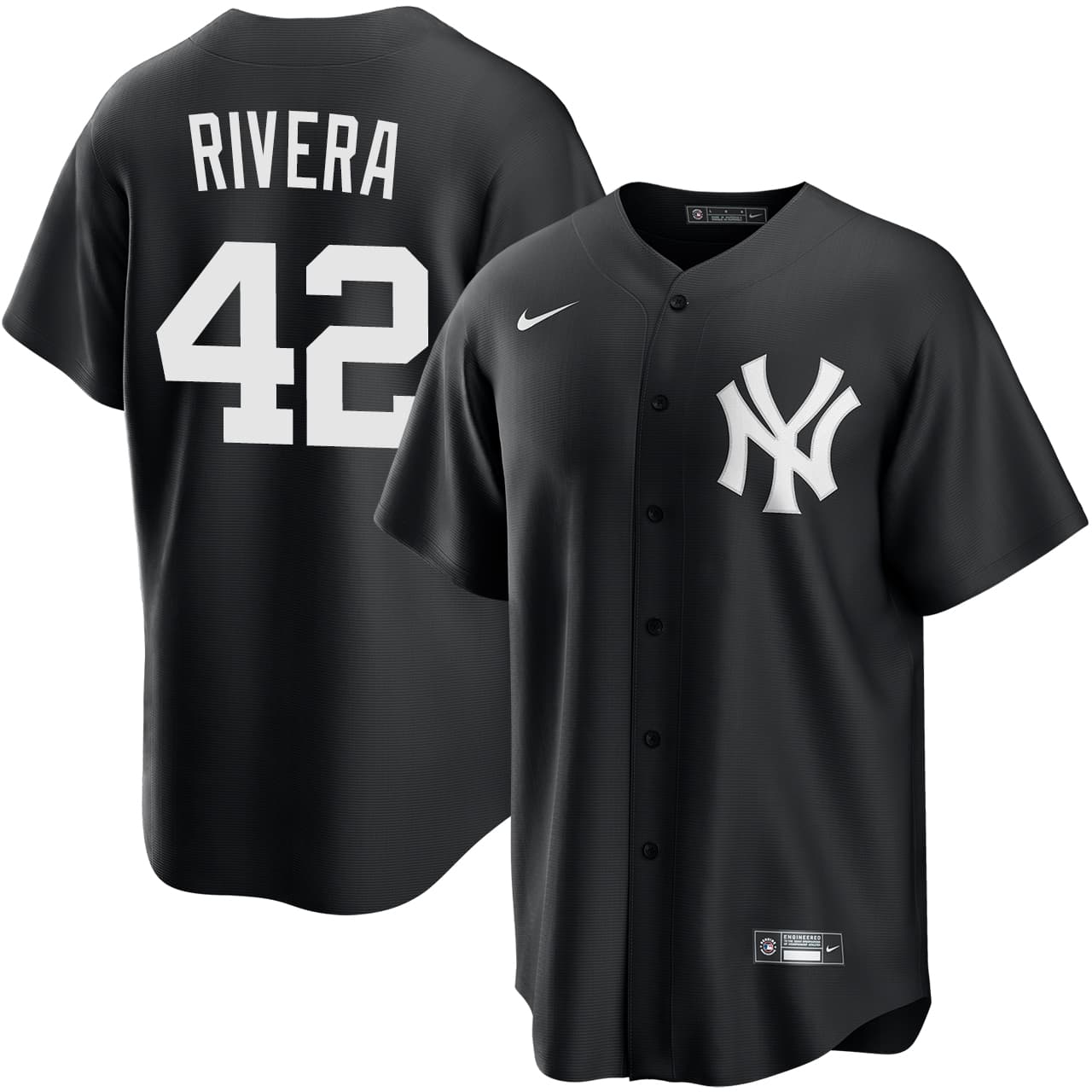 Men's New York Yankees NIKE® Mariano Rivera Black Jersey