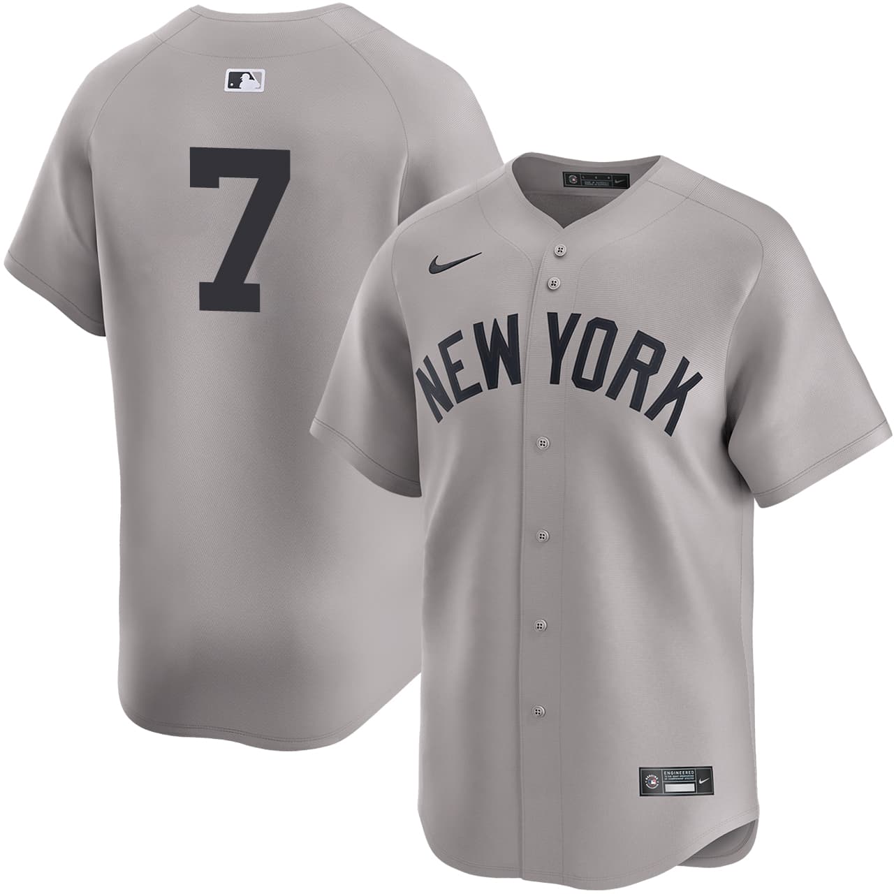 Men's New York Yankees NIKE® Mickey Mantle Road Limited Player Jersey