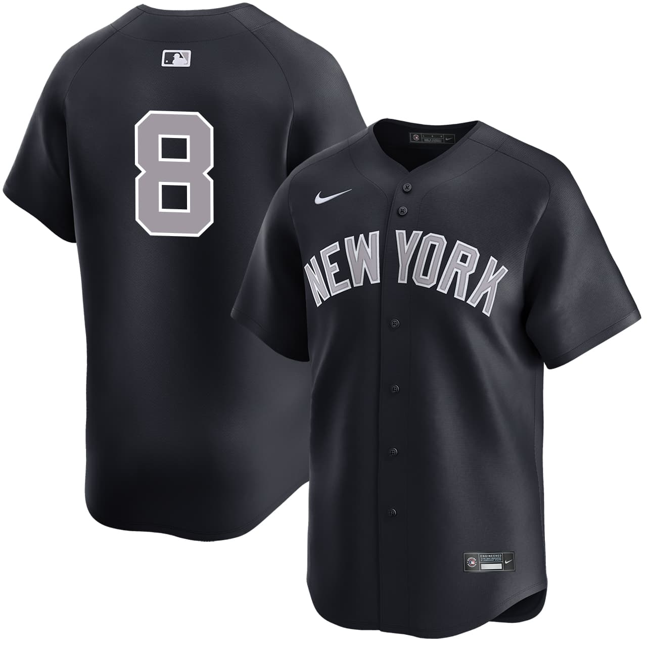 Men's New York Yankees NIKE® Yogi Berra Alternate Road Limited Player Jersey