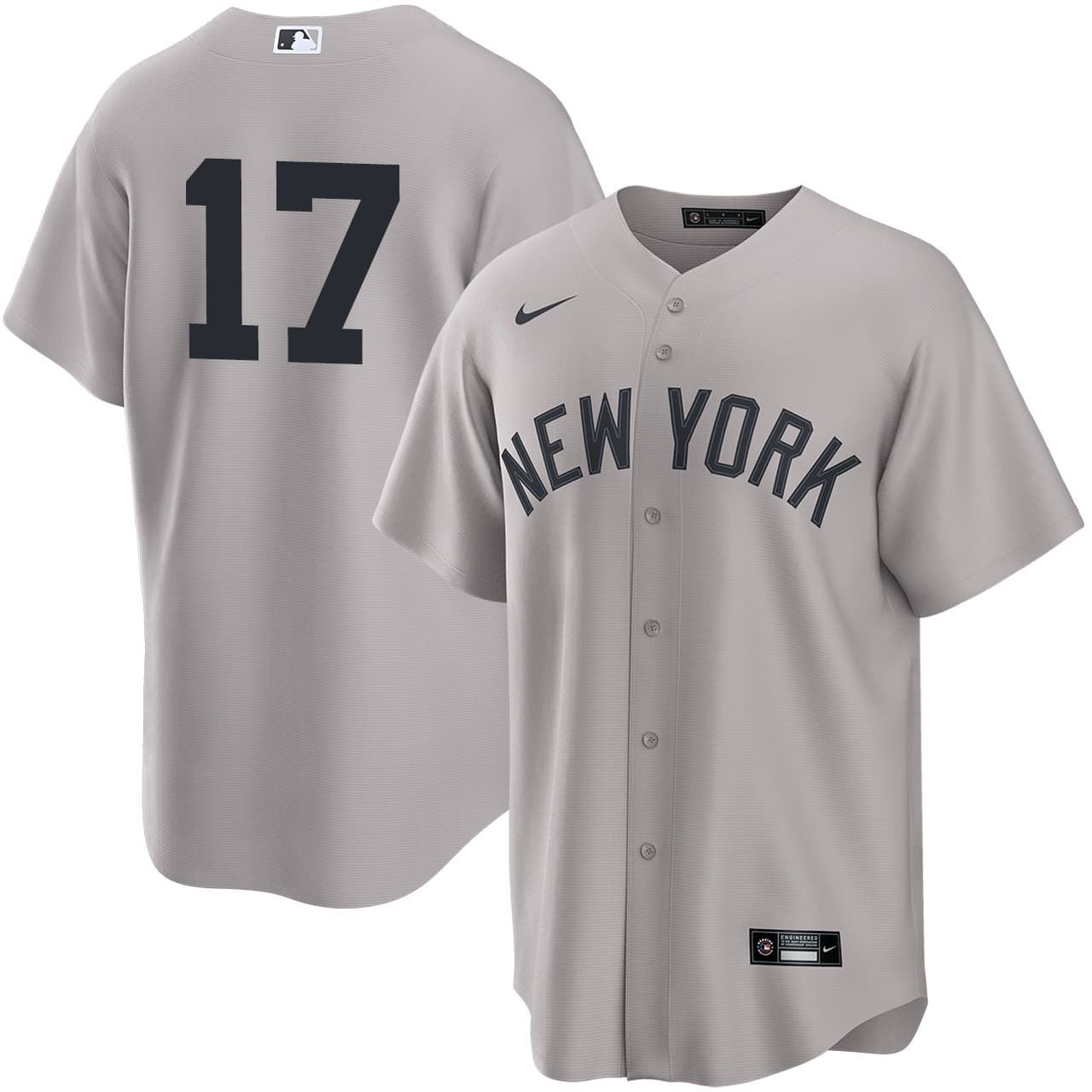 Men's New York Yankees NIKE® Aaron Boone Road Player Jersey