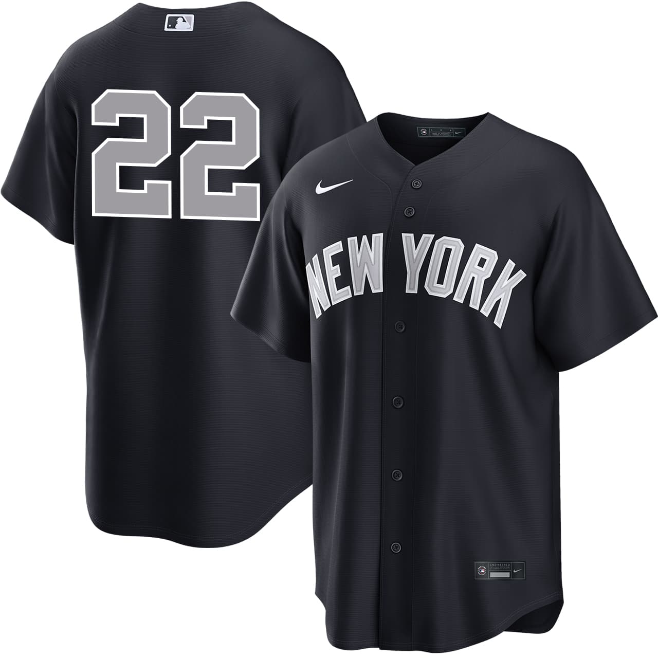 Men's New York Yankees NIKE® Ben Rice Alternate Road Player Jersey