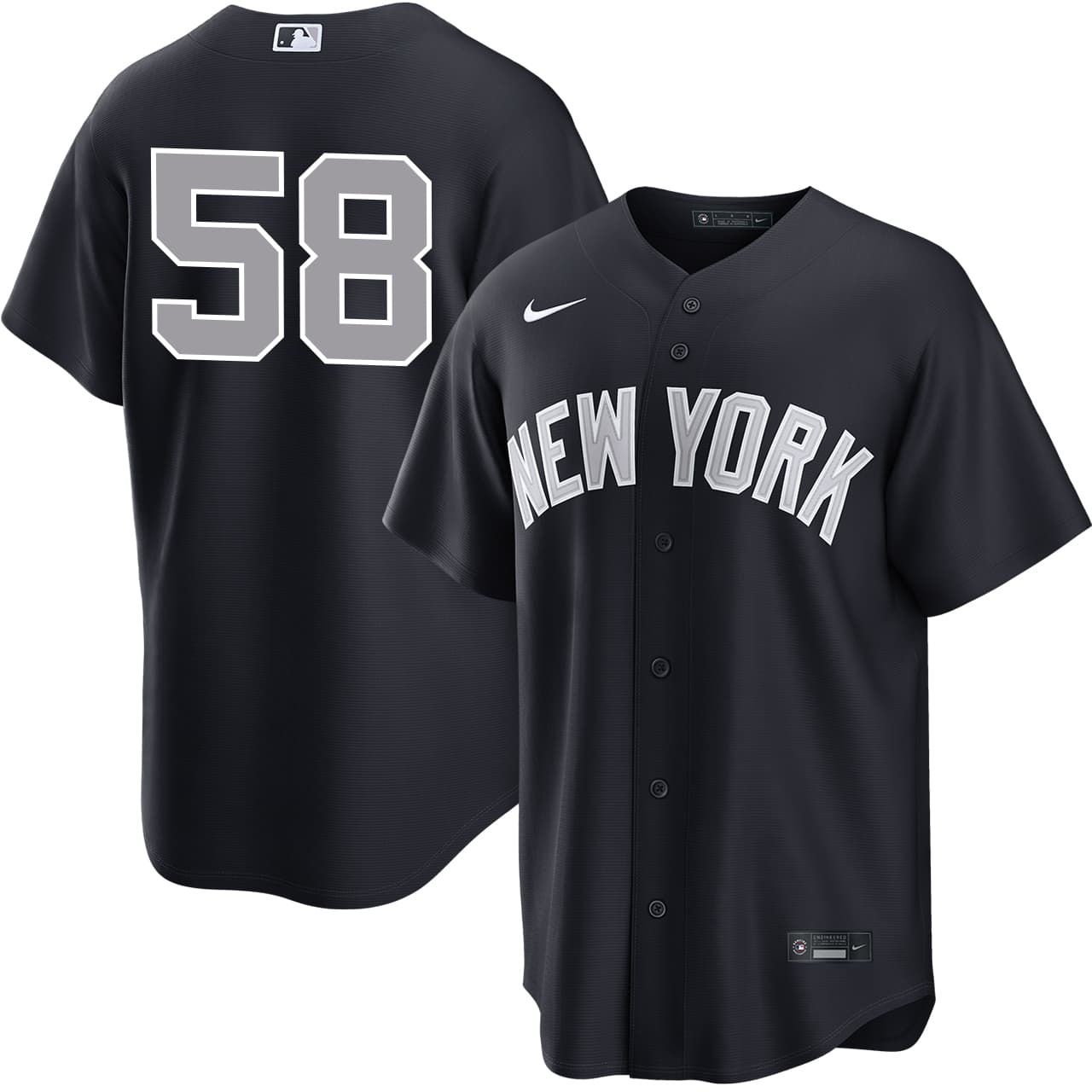Men's New York Yankees NIKE® Paul Blackburn Alternate Road Player Jersey