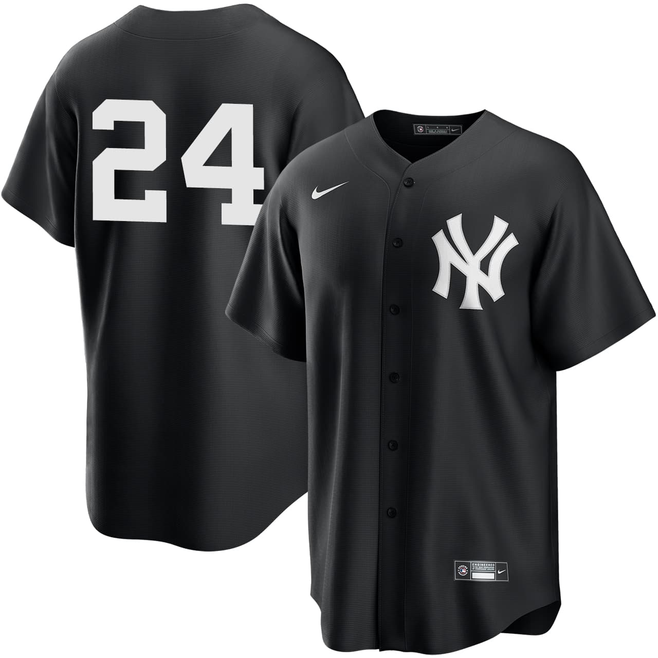 Men's New York Yankees NIKE® Jasson Domínguez Black Player Jersey