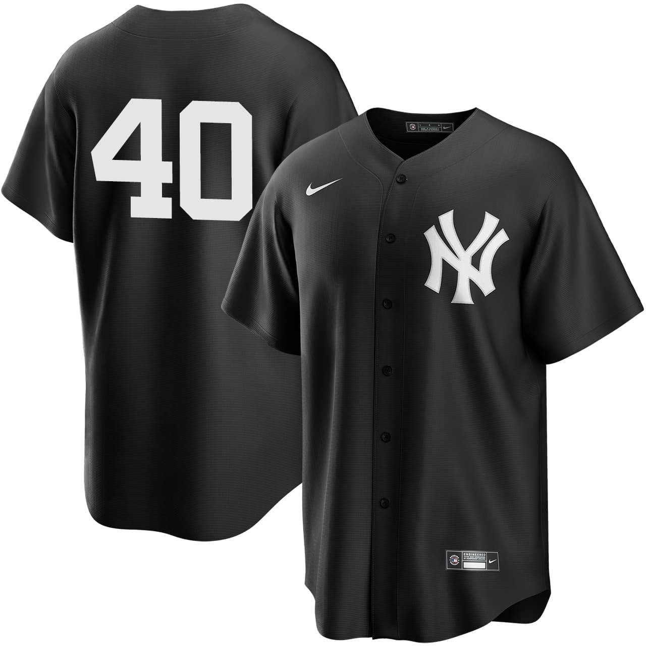 Men's New York Yankees NIKE® Ryan Weathers Black Player Jersey