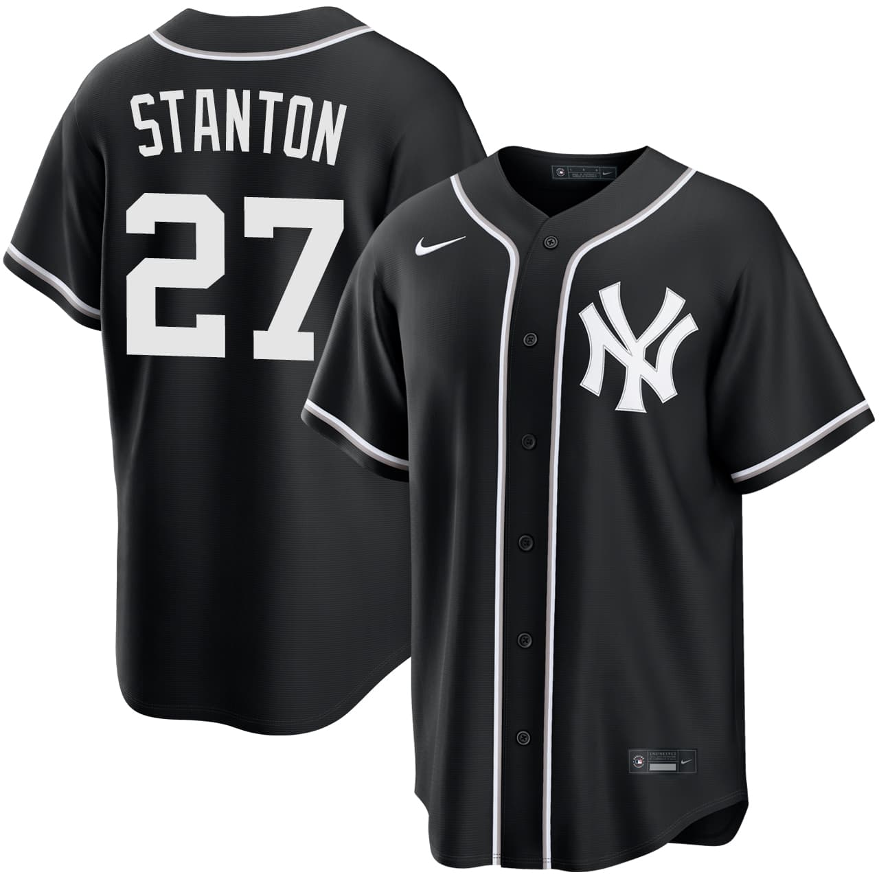 Men's New York Yankees NIKE® Giancarlo Stanton Black Out Jersey