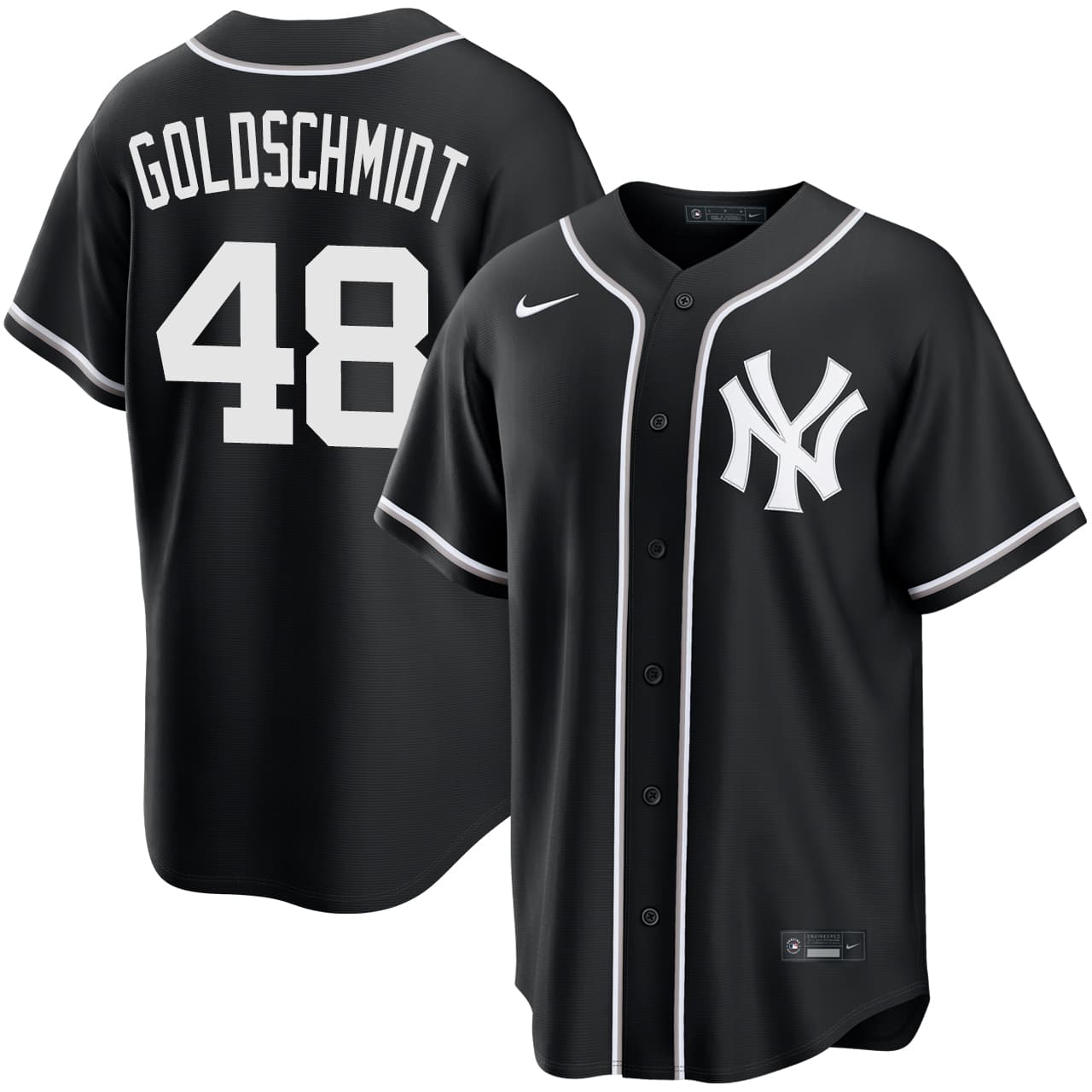 Men's New York Yankees NIKE® Paul Goldschmidt Black Out Jersey