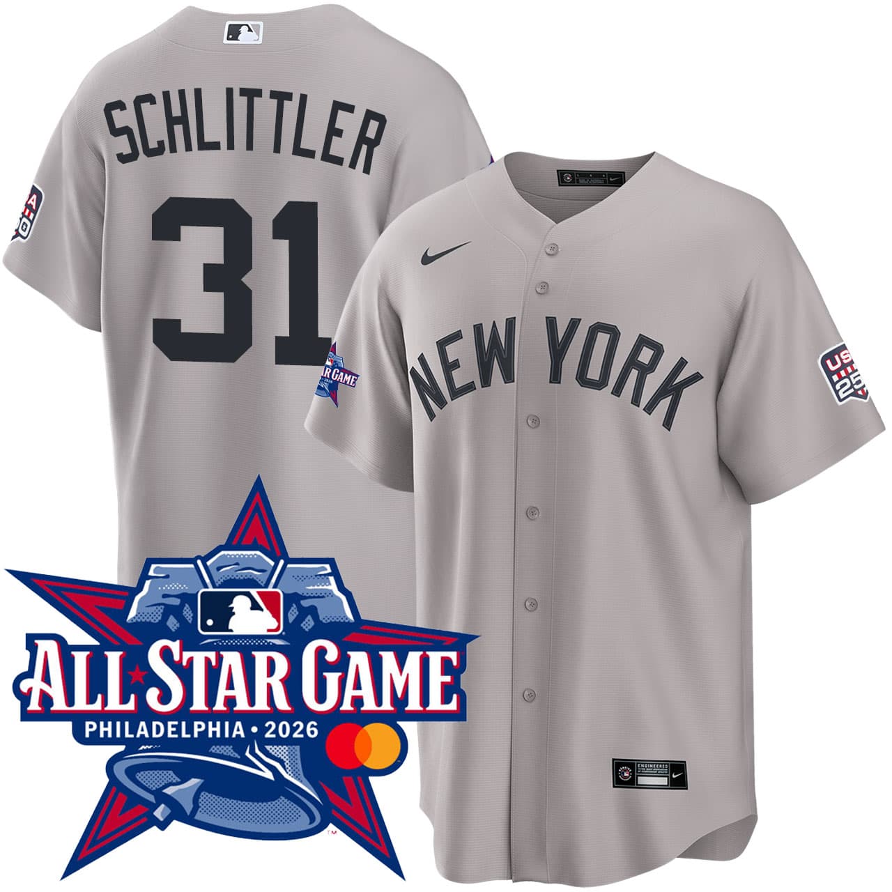 Men's New York Yankees Cam Schlittler NIKE® 2026 All-Star Game Road Jersey