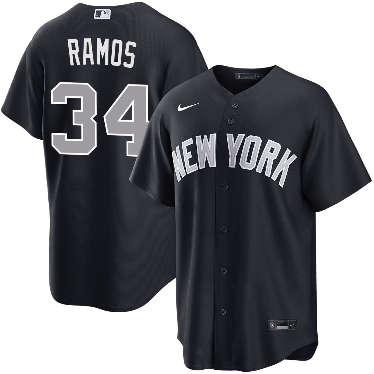Men's New York Yankees NIKE® Heliot Ramos Alternate Road Jersey