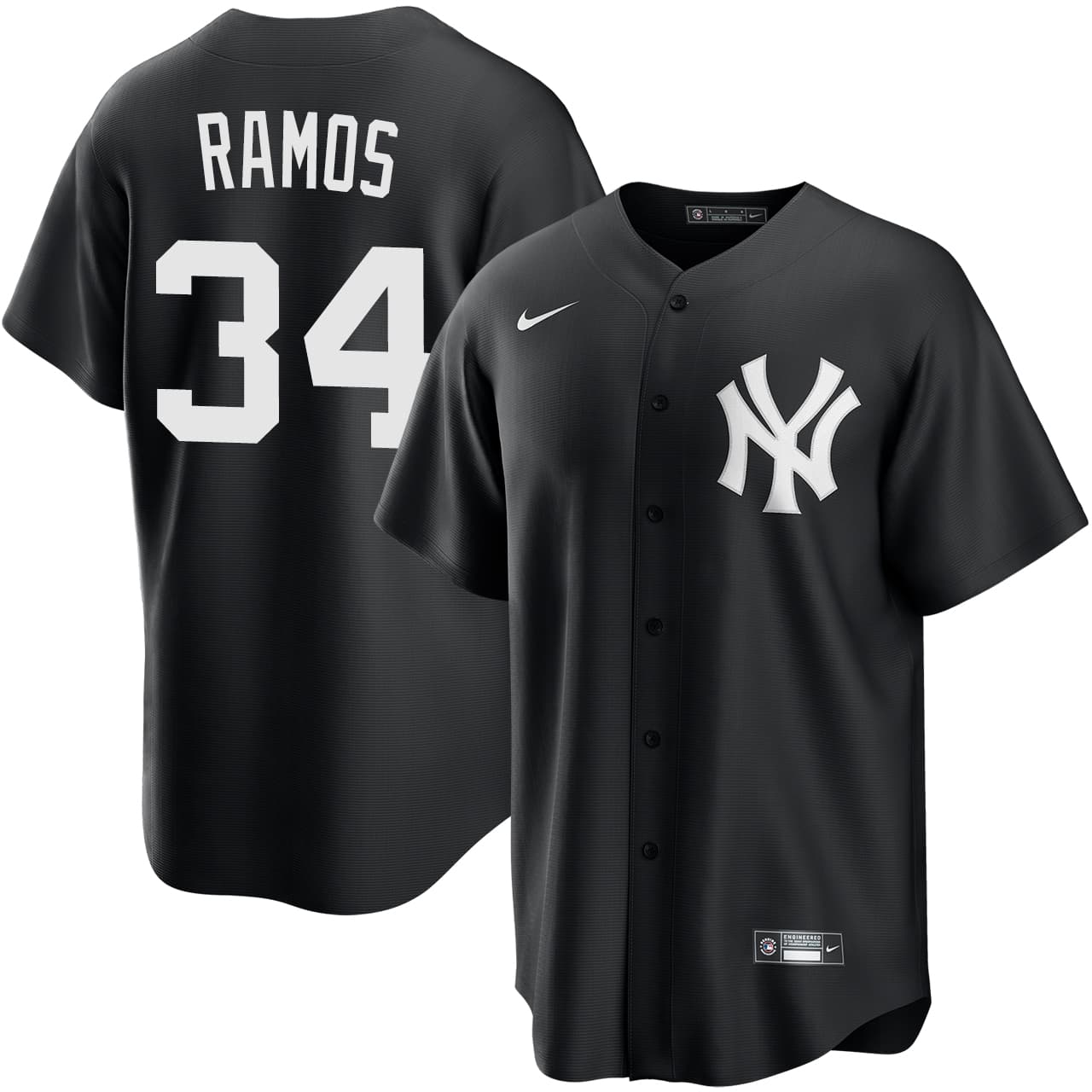 Men's New York Yankees NIKE® Heliot Ramos Black Jersey