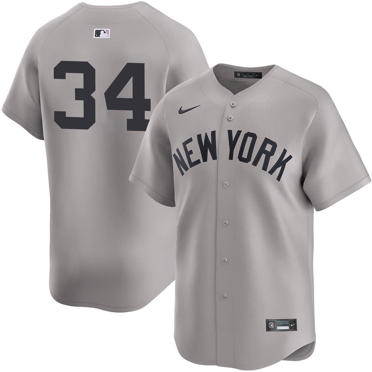 Men's New York Yankees NIKE® Heliot Ramos Road Limited Player Jersey
