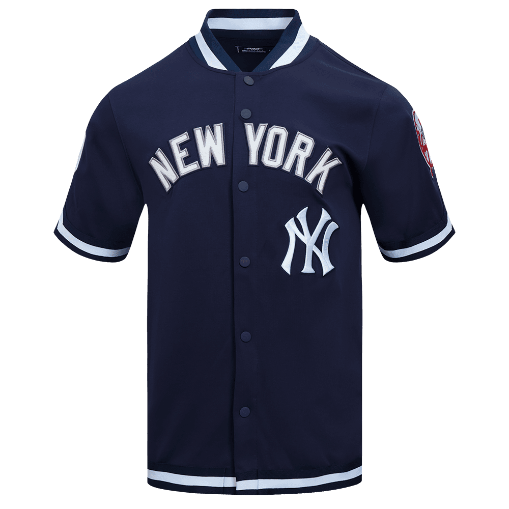 Men’s New York Yankees Midnight Navy Classic Chenille Button Down by Pro Standard®