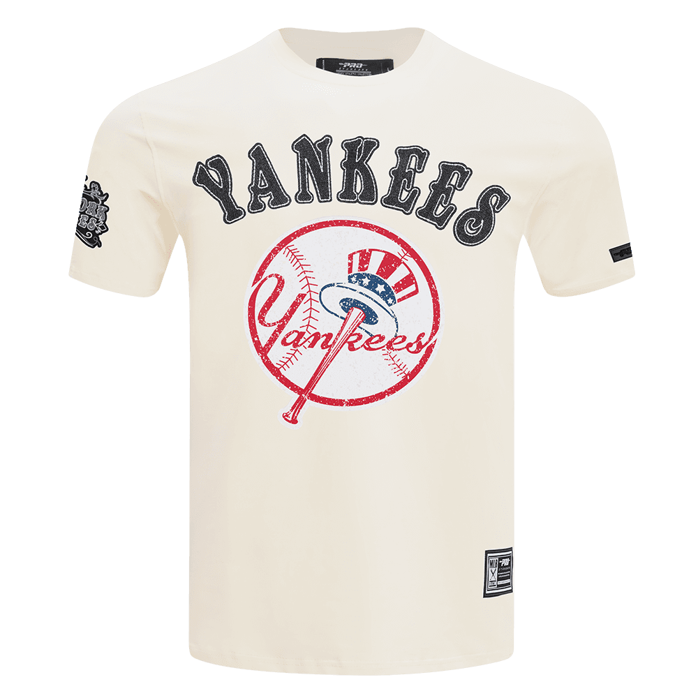 Men’s New York Yankees Eggshell Rebel Athletics Tee by Pro Standard®