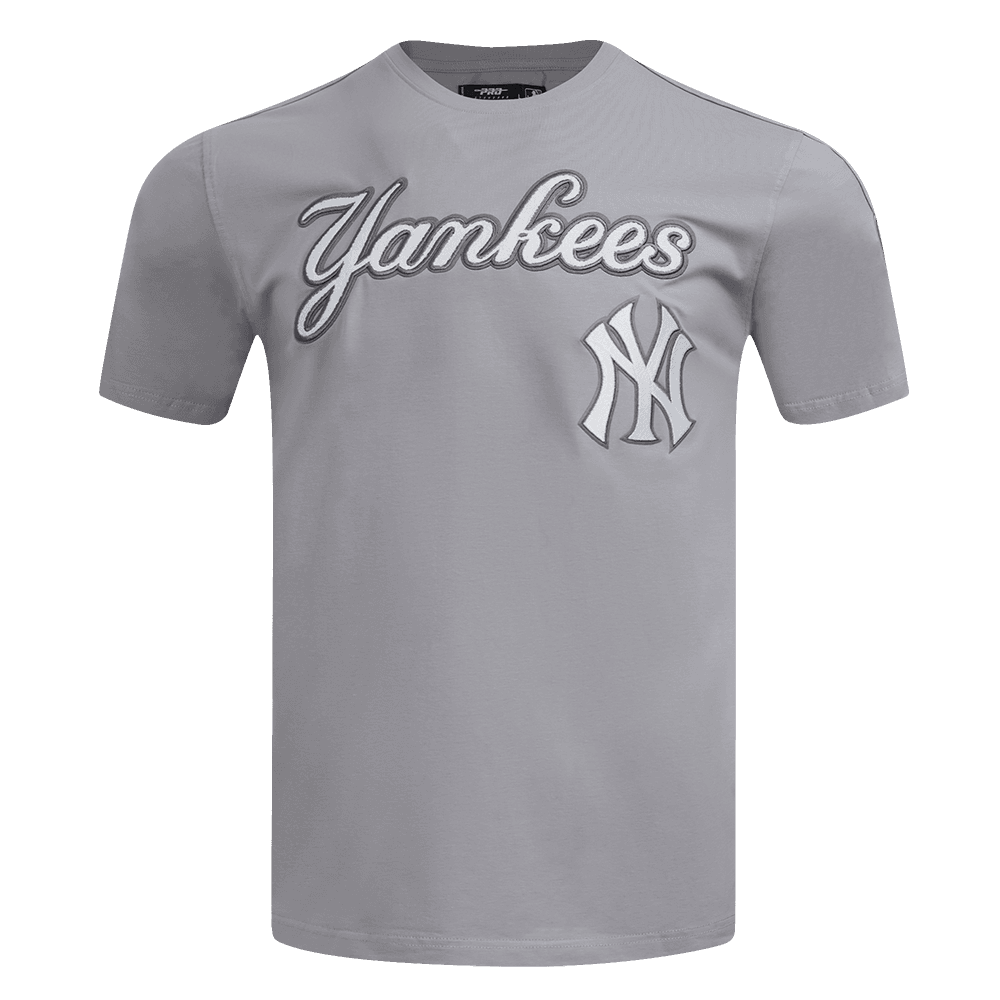 Men’s New York Yankees Aaron Judge #99 Gray Classic Taping Tee by Pro Standard®