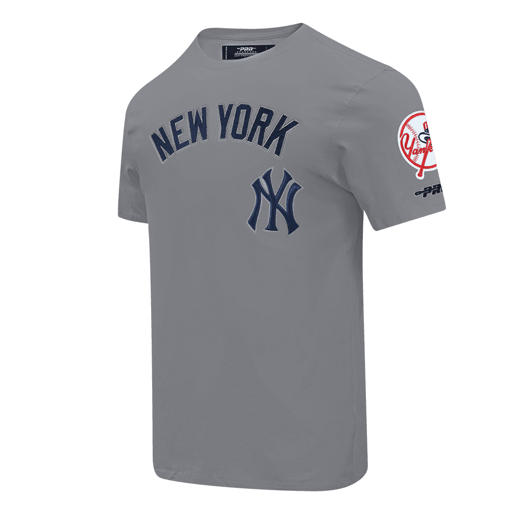 Men’s New York Yankees Gray Classic Chenille Single Jersey Tee by Pro Standard®