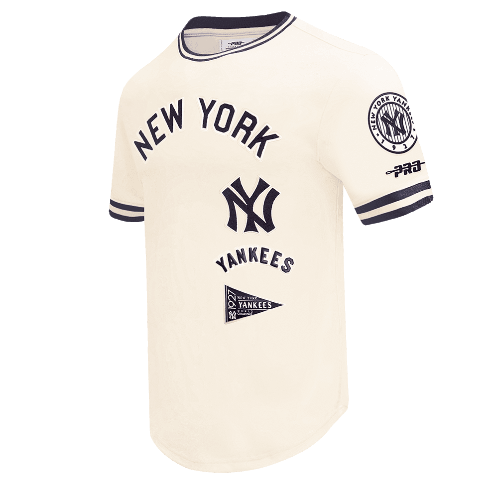 Men’s New York Yankees Eggshell and Midnight Navy Retro Classics Double Knit Tee by Pro Standard®