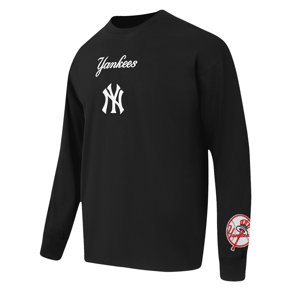Men’s New York Yankees Black Wingspan Long Sleeve Tee by Pro Standard®