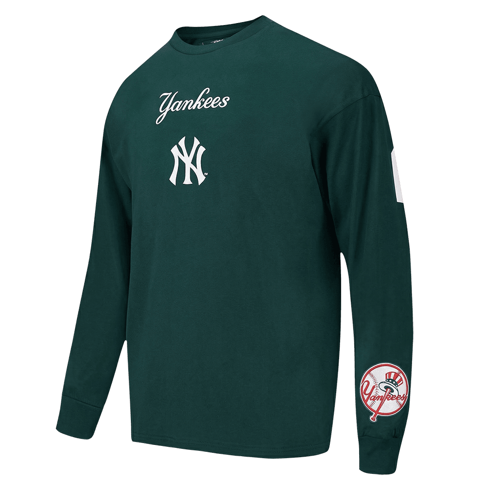 Men’s New York Yankees Forest Green Wingspan Long Sleeve Tee by Pro Standard®