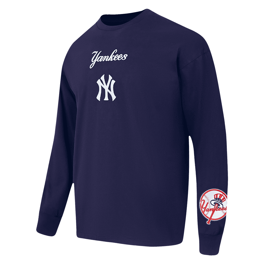 Men’s New York Yankees Midnight Navy Wingspan Long Sleeve Tee by Pro Standard®