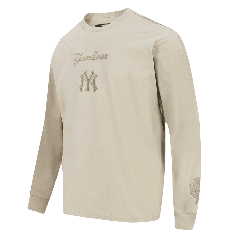 Men’s New York Yankees Taupe Wingspan Long Sleeve Tee by Pro Standard®