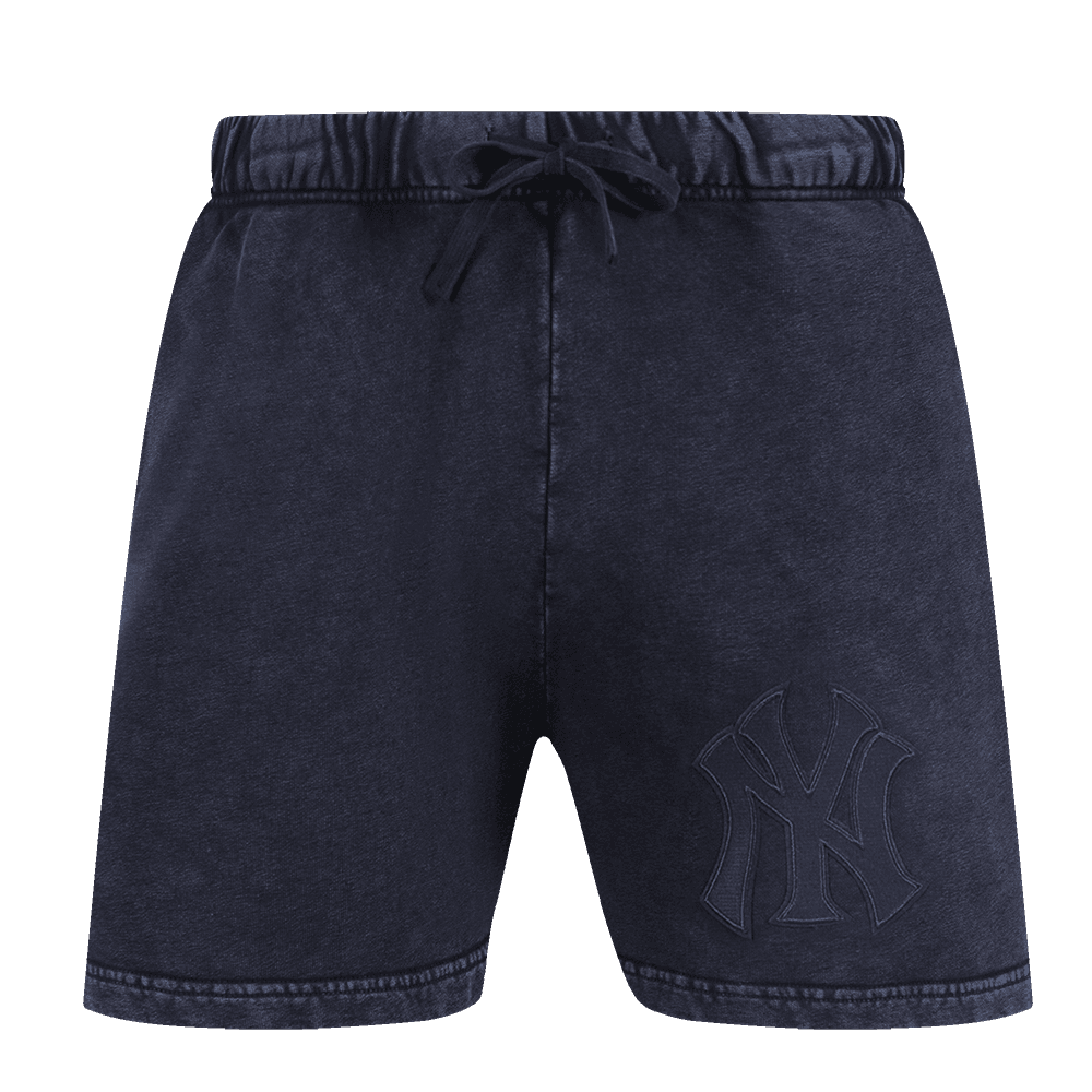 Men’s New York Yankees Washed Midnight Navy Classic Fleece Short by Pro Standard®