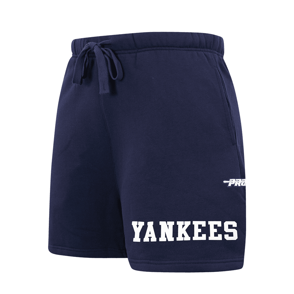Men’s New York Yankees Midnight Navy Wingspan Fleece Short by Pro Standard®