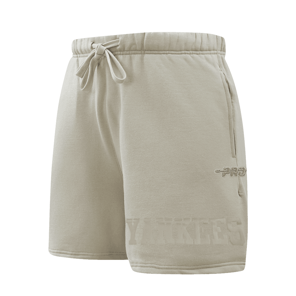 Men’s New York Yankees Taupe Wingspan Fleece Short by Pro Standard®